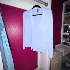 Zara button down blouse